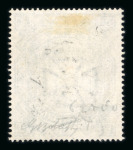 1867–83 Watermark Cross 10s Greenish-Grey. A very fresh and fine used example, neatly cancelled with St. Enoch Square 1882 datestamp. A very faint wrinkle noted for accuracy. A most appealing stamp. (SG £2,250).  Experti