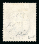 1867-83 wmk Anchor 10s greenish grey on white paper fine used with neat Wellington Salop 1883 cds