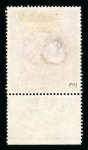Stamp of Great Britain » 1855-1900 Surface Printed 1867-83 wmk MC 5s pale rose pl.2 lower marginal mint with large part o.g.