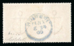 1867–83 £5 Orange. A fine used example with neat Ipswich 1900 datestamp. Bright fresh colour and a very attractive example. (SG £3,750).  Expertise: Signed G.Bolaffi