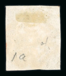 Stamp of Great Britain » 1840 1d Black and 1d Red plates 1a to 11 1840 1d black pl.1a SE with four margins and red MC