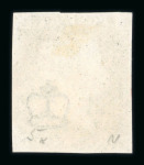 Stamp of Great Britain » 1840 1d Black and 1d Red plates 1a to 11 1840 1d black pl.5 PK with four margins and red MC