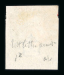 1840 Penny Black. A group of ten choice four-margin examples each neatly cancelled by fine strikes of the red Maltese Cross
