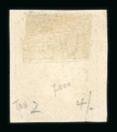 1840 1d Black. A range of eighteen fine four-margin examples on card, each cancelled by red Maltese Crosses
