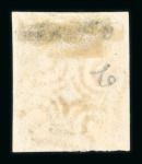 1840 1d Black. A range of eighteen examples, each with four margins and red Maltese Cross cancellations