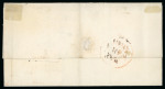 1840 1d black pl.1a EE with four margins on cover (affixed sideways) sent within Edinburgh on May 18th 1840