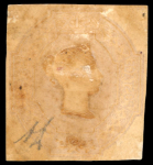Stamp of Great Britain » 1847-54 Embossed GB 1847-54 6d dull lilac (watermark reversed) mint