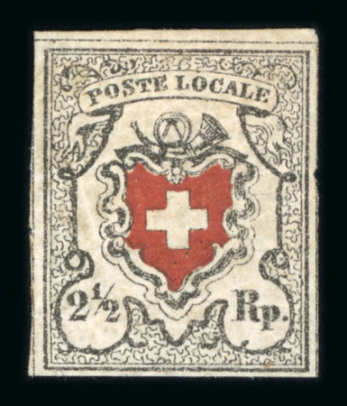 Stamp of Switzerland / Schweiz » Orts-Post und Poste Locale 1850, Poste locale mit Kreuzeinfassung, Type 3