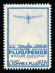 Stamp of Switzerland / Schweiz » Flugpost » Flugpostvorläufer 1913, Vorläufer Basel