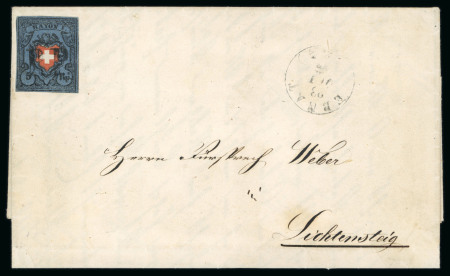 1850, Rayon I dunkelblau ohne Kreuzeinfassung