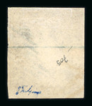 Stamp of Switzerland / Schweiz » Sitzende Helvetia Ungezähnt » Münchner Druck, 1. Auflage 1854, 5 Rp. braun, 1. Münchner Druckperiode