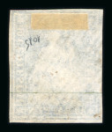 Stamp of Switzerland / Schweiz » Sitzende Helvetia Ungezähnt » Münchner Druck, 1. Auflage 1854, 10 Rp. blau, 1. Münchner Druckperiode