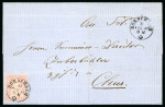 Stamp of Switzerland / Schweiz » Sitzende Helvetia Ungezähnt » Dünnes Papier 1857, 15 Rp. rot, 1. Berner Druckperiode auf sehr dünnem Papier