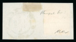 Stamp of Switzerland / Schweiz » Sitzende Helvetia Ungezähnt » 1856-57 Berner Druck (III) 1858, 15 Rp. rot, 3. Berner Druckperiode auf Briefstück