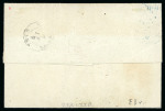 Stamp of Switzerland / Schweiz » Sitzende Helvetia Ungezähnt » Münchner Druck, 3. Auflage 1854, 5 Rp. braun, zusammen mit 10 Rp. blau, je 3. Münchner Druckperiode