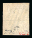 1854, 15 Rp. rot, 1. Münchner Druckperiode
