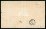 Stamp of Switzerland / Schweiz » Sitzende Helvetia Ungezähnt » 1854-55 Berner Druck (I) 1856, 10 Rp. blau, 1. Berner Druckperiode, zusammen mit 5 Rp. braun, 2. Berner Druckperiode