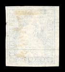 Stamp of Switzerland / Schweiz » Sitzende Helvetia Ungezähnt » Münchner Druck, 3. Auflage 1854, 10 Rp. blau, 3. Münchner Druckperiode