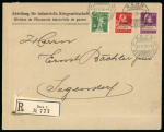 Stamp of Switzerland / Schweiz » Industrielle Kriegswirtschaft IKW: 5 Rp. grün, 10 Rp. rot,15 Rp. violett
