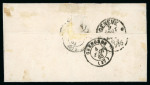 Stamp of Switzerland / Schweiz » Sitzende Helvetia Gezaehnt » Briefmarken 1862 1863, 20 Rp. orange im senkrechten Paar