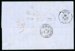 Stamp of Switzerland / Schweiz » Sitzende Helvetia Gezaehnt » Briefmarken 1862 1865, 40 Rp. grün, 2 Einzelmarken