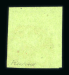 Stamp of Switzerland / Schweiz » Kantonalmarken » Genf 1843, linke Hälfte der Doppelgenf, farbfrisch