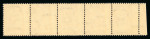 Stamp of Egypt » 1922-1936 King Fouad I Definitives » Issued Stamps 1936-37 King Fouad "Postes" 5m brown tête-bêche pair in left marginal strip of five with oblique perforations