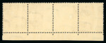 Stamp of Egypt » 1922-1936 King Fouad I Definitives » Issued Stamps 1927-37 Second Portrait 5m brown in tête-bêche gutter strip with oblique perforations, mint nh