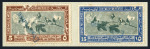 Stamp of Egypt » Commemoratives 1927 International Cotton Congress complete set of three with "Espécimen" specimen hs affixed to pieces of archive page from the Goa postal archive