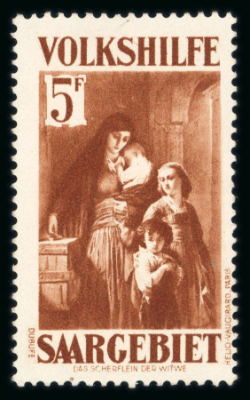 Stamp of Colonies françaises » Sarre 1932-1933, Séries Œuvres Populaires YT n°148-154, n°155-161