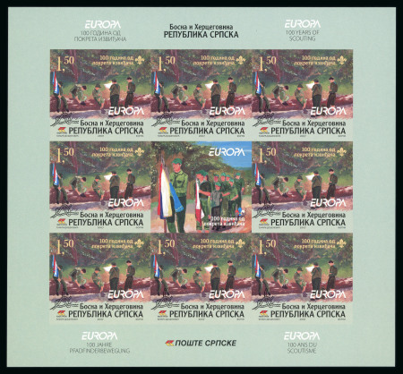 Stamp of Bosnia and Herzegovina » Serbian Republic 1997-2007, CEPT group of imperforate sheets