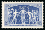 Stamp of France » Variétés et curiosités 1949, timbre UPU Maury/Spink n° 852B, 25f superbe nuance