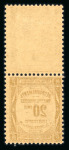Stamp of France » Timbres-Taxe 1908, taxe Y&T n° 45 en paire neuf ** MNH dont un timbre