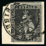 Stamp of Large Lots and Collections All World: 1840-1940, mixed lot in a small album with mint and used stamps