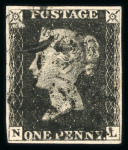 Stamp of Large Lots and Collections All World: 1840-1940, mixed lot in a small album with mint and used stamps