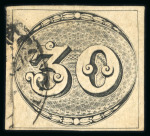 Stamp of Large Lots and Collections All World: 1840-1940, mixed lot in a small album with mint and used stamps