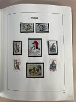 Stamp of France » Collections 1977-1996, dans une reliure Davo collection neufs ** MNH