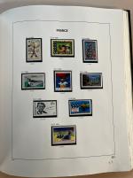 Stamp of France » Collections 1977-1996, dans une reliure Davo collection neufs ** MNH