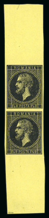 Stamp of Romania » 1872 Prince Carol I - Perforated 1872 Prince Carol I group of six paper colour trials