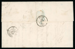 Stamp of France » Lettres Classiques 1859, rare surcharge DUCEL en bleu sur Napoléon Y&T