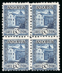 Stamp of Andorra (Spanish Post) 1935, Andorre espagnol, La maison des Vallées Y&T n°40a,