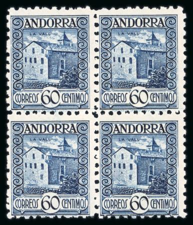 Stamp of Andorra (Spanish Post) 1935, Andorre espagnol, La maison des Vallées Y&T n°40a,