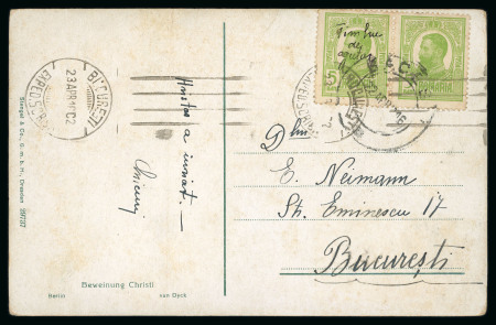 Stamp of Romania » Collections, Lots etc. Timbru De Ajutur 1918-20s duplicated accumulation of mostly mint multiples and postal history