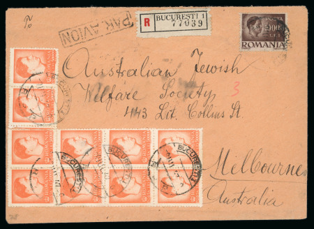 Stamp of Romania » Collections, Lots etc. 1946-47 Foreign Rates : Collection on pages and loose
