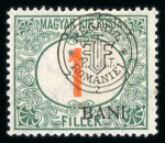 Stamp of Romania » Collections, Lots etc. Transylvania - Issues for Cluj: Fine exhibit collection