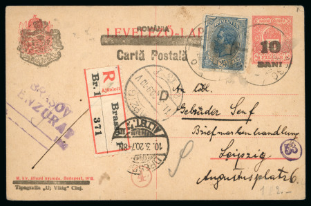 Stamp of Romania » Collections, Lots etc. Transylvania - Issues for Cluj : Mainly used group of stationery cards and covers