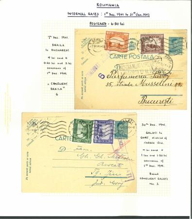 Stamp of Romania » Collections, Lots etc. 1941 Restoration of Bessarabia and Bukovina accumulation