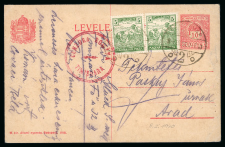 Stamp of Romania » Collections, Lots etc. Occupation of Banat Backsa and Temesvar Collection