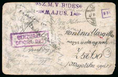 Stamp of Romania » Collections, Lots etc. Censored Mail: 1918-20 accumulation of covers and cards