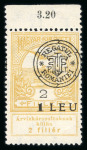 Stamp of Romania » Collections, Lots etc. Transylvania - Issues for Cluj: Album with fine specialised collection